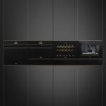 Smeg SF4604PMCNR Dolce Stil Novo Built In Combination Microwave With Electronic Handle – BLACK - Image 2