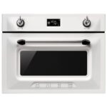 Smeg SF4920MCB 60cm Victoria Combi Microwave For Tall Housing