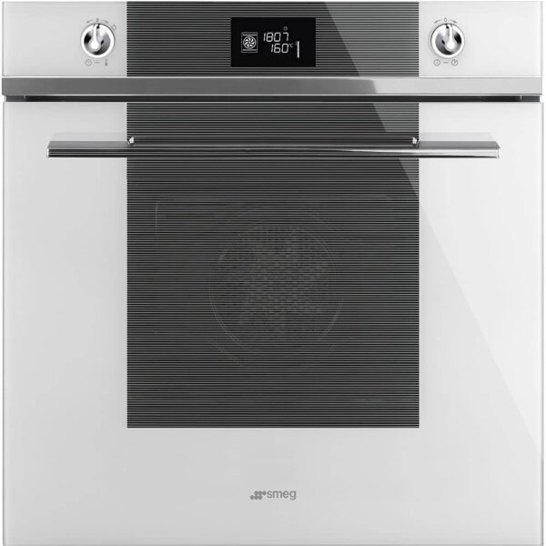Smeg SF6102TVBG Linea Multifunction Single Oven – WHITE