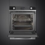 Smeg SO6102M2N Linea SpeedwaveXL Combi Microwave For Tall Housing – BLACK - Image 2