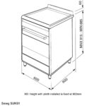 Smeg SUK61PX8 60cm Concert Freestanding Pyrolytic Dual Fuel Cooker – STAINLESS STEEL - Image 2