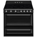 Smeg TR90IBL2 90cm Victoria Single Cavity Induction Range Cooker – BLACK