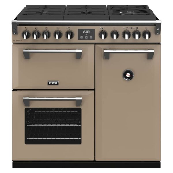 Stoves RICHMOND DX S900DFGTGCBBGR 11270 Richmond 90cm Gas On Glass Dual Fuel Cooker – BRAVE GROUND