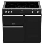 Stoves PREC DX S900EIBK Precision Deluxe 90cm Induction Range Cooker 10755 – BLACK - Image 2