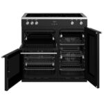 Stoves PREC DX S900EIBK Precision Deluxe 90cm Induction Range Cooker 10755 – BLACK - Image 3