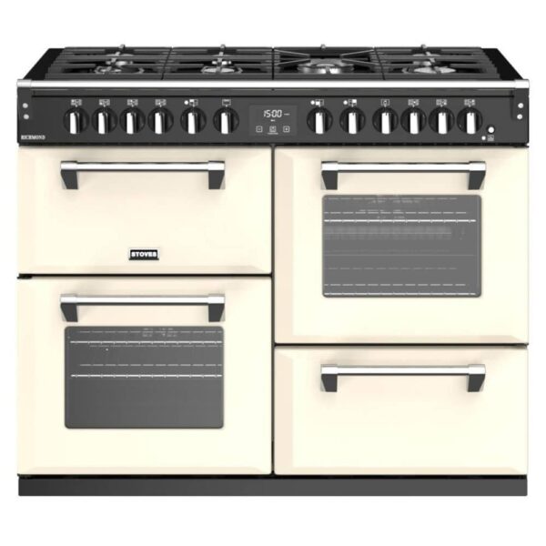 Stoves ST RICH S1100DF MK22 CC 11420 Richmond 110cm Dual Fuel Range Cooker – CREAM