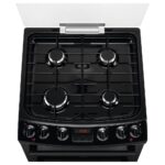 Zanussi ZCK66350BA 60cm Freestanding Dual Fuel Cooker – BLACK - Image 2
