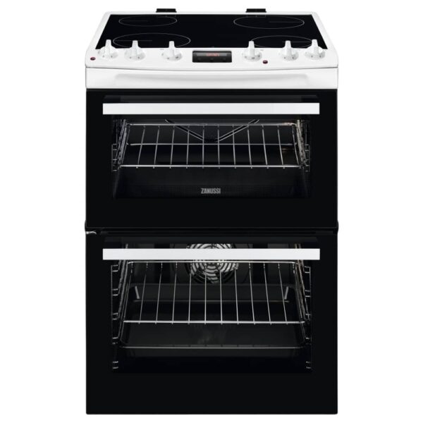 Zanussi ZCV66078WA 60cm Freestanding Ceramic Cooker – WHITE