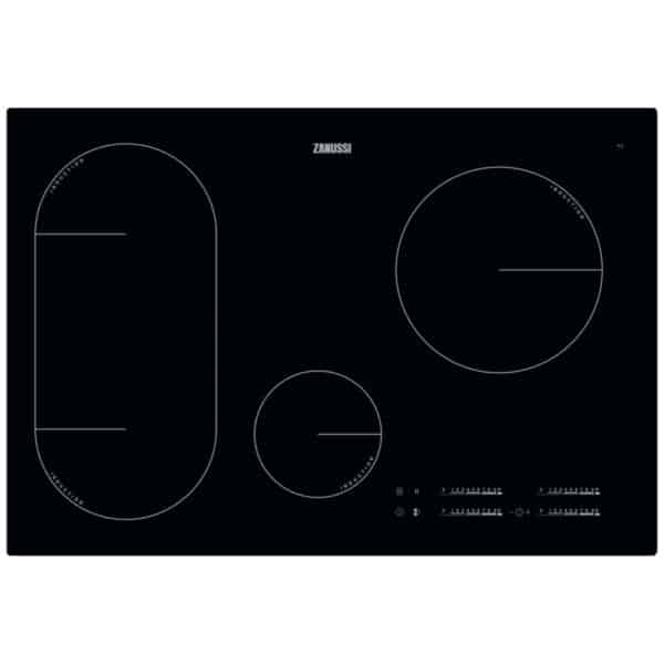 Zanussi ZIL8470CB 78cm Frameless Induction Hob – BLACK