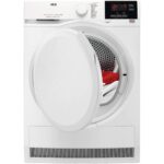 AEG T7DBG860N 8kg Heat Pump Condenser Tumble Dryer – WHITE