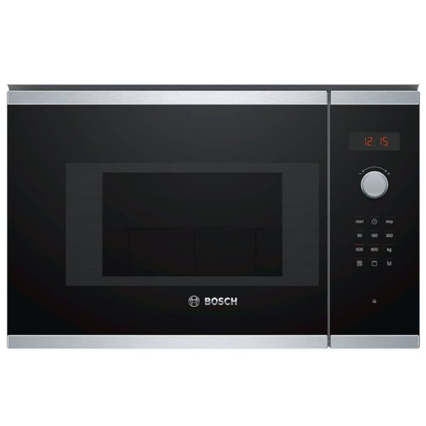 Bosch BEL523MS0B 60cm Series 4 Built In Microwave & Grill For Wall Unit – STAINLESS STEEL