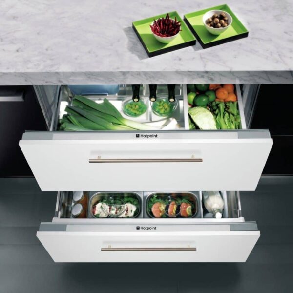 Hotpoint NCD191I-BAD BOX 90cm Integrated Fridge With Pull Out Drawers