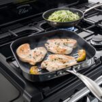 Rangemaster ELA110DFFOG/ Elan Deluxe 110cm Dual Fuel Range Cooker 118040 – OLIVE GREEN - Image 4