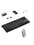 NPET 87 Keys RGB Mechanical Keyboard, Hot Swappable Design