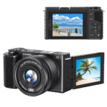 72MP 5K Digital Camera - 12X Zoom, WiFi, Auto Focus, Vlogging Camcorder