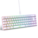 Spanish 69-Key RGB Wired Gaming Keyboard – 68% Compact