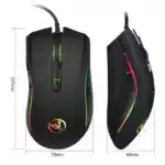High-end Optical Professional Gaming Mouse with 7 Bright Colors LED Backlit and Ergonomics Design 3200 DPI For LOL CS Gamer - Image 4