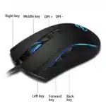 High-end Optical Professional Gaming Mouse with 7 Bright Colors LED Backlit and Ergonomics Design 3200 DPI For LOL CS Gamer - Image 5