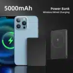 Magnetic Power Bank 5000Mah, Wireless Portable Charger with Usb-C Compatible with 16/16 Plus/16 Pro/16 Pro Max15/15 Plus/15 Pro/15 Pro Max, for iPhone 14/13/12 Series
