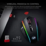 Redragon M686 Wireless Gaming Mouse, 16000 DPI Wired/Wireless Gamer Mouse with Professional Sensor, 45-Hour Durable Power Capaci - Image 5