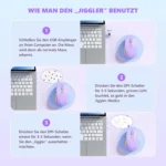 SEENDA Wireless Mouse Jiggler LED Rechargeable Moving Mouse Mover for Laptop with Undetectable Random Movement - Image 5