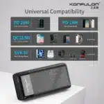 KONFULON 50000mAh High-capacity Portable Mobile Power Supply 22.5W Fast Charge With LCD Display Power Bank For Iphone15 Xiaomi - Image 4