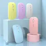 Wireless Bluetooth-compatible Mouse Portable Ergonomic Computer Mice For Laptop iPad Tablet PC Mobile Phone Office Gaming Mouse