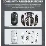 Warvank X8 Wireless Gaming Mouse 500mAh TYPE-C Rechargeable Office Mouse Suitable for Laptop Desktop Computers - Image 4