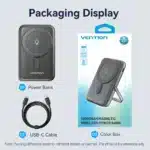 Vention Magnetic Power Bank 10000mAh PD 20W Fast Charger Strong Magnetic Portable Power Bank for iPhone 16 15 Max Xiaomi Samsung - Image 6