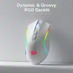 Redragon M693 Wireless/Wired BT & 2.4G Bluetooth Gaming 8000 DPI Mouse 3-Mode Connection RGB Backlight for PC/Mac/Laptop - Image 4