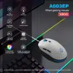 6 Keys Wired Gaming Mouse Adjustable 3600dpi 7 Colors RGB Comfortable Mice for Home Office Laptop Computer Gamer - Image 5
