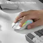 Redragon M693 Wireless/Wired BT & 2.4G Bluetooth Gaming 8000 DPI Mouse 3-Mode Connection RGB Backlight for PC/Mac/Laptop - Image 6