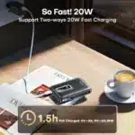 TUODES 22.5W 10000mAh Power Bank Wireless Magnetic Fast Charging Foldable Stand External Battery For iPhone 16 15 For Magsafe - Image 5