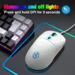 6 Keys Wired Gaming Mouse Adjustable 3600dpi 7 Colors RGB Comfortable Mice for Home Office Laptop Computer Gamer - Image 6