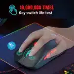 6 Keys Wired Gaming Mouse Adjustable 3600dpi 7 Colors RGB Comfortable Mice for Home Office Laptop Computer Gamer - Image 2