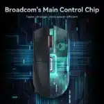 Attack Shark X11 Wireless Mouse,Tri-Mode Connection 2.4GHz/Wired/Bluetooth PAW3311 22000DPI 400IPS RGB PC Gaming Mouse - Image 4