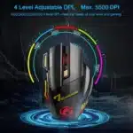 Rechargeable Bluetooth Mouse Wireless PC Gamer Mouse Computer Gaming Mouse Ergonomic Mause 5500 DPI Mice For Laptop Ipad - Image 4