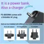Magnetic wireless charging bank comes with cable and plug PD22.5W 10000mAh compact and portable charger iphone 14 mini powerful - Image 3