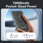 Vention Magnetic Power Bank 10000mAh PD 20W Fast Charger Strong Magnetic Portable Power Bank for iPhone 16 15 Max Xiaomi Samsung - Image 5