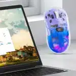 Transparent Mice 2.4GHz+BT5.0 Wireless Gaming Mouse Digital Display Multi Device Connection 5 Level DPI for Laptop/Phone/PC/ - Image 2