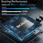 Attack Shark R1 1000Hz Bluetooth Mouse,18000dpi,PAW3311,Tri-mode Connection, Macro Gaming Mouse - Image 4