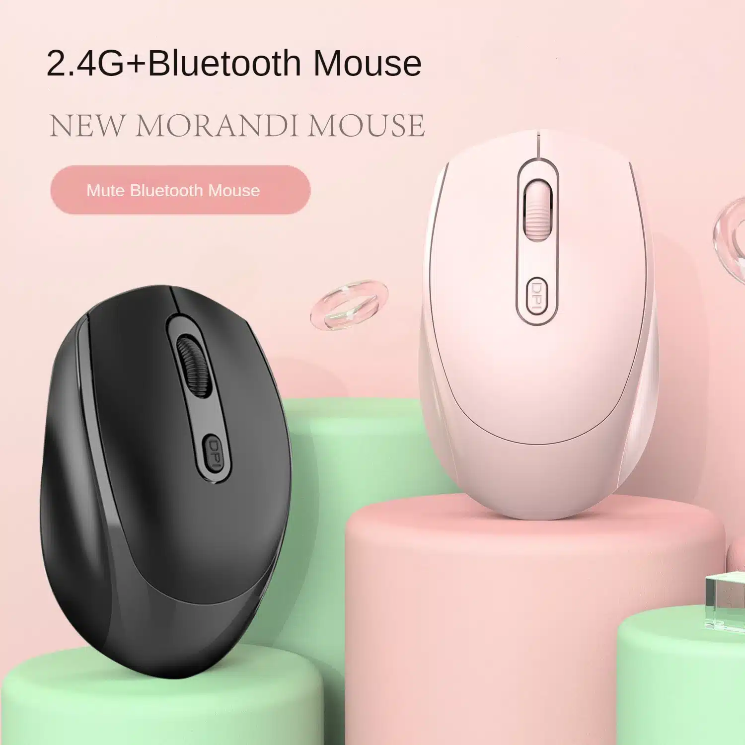 kf-S8f4574314cc048799b0f7a9794e2aa0f5 Bluetooth Wireless Mouse Rechargeable Computer Laptop Gaming Mouse 2.4G Optical Dual Mode Long Battery Life for Win Mac Android - Image 1