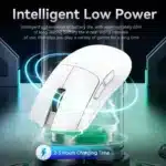 Attack Shark X11 Wireless Mouse,Tri-Mode Connection 2.4GHz/Wired/Bluetooth PAW3311 22000DPI 400IPS RGB PC Gaming Mouse - Image 3