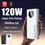 120W 500000mAh High Capacity Power Bank Super Fast Charging Portable Battery Charger Digital Display For iPhone Samsung Xiaomi