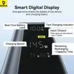 Baseus Power Bank 145W 20800mAh PD 100W Fast Charging with Smart Digital Display Portable External PowerBank for Laptop Phone - Image 4