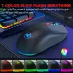 6 Keys Wired Gaming Mouse Adjustable 3600dpi 7 Colors RGB Comfortable Mice for Home Office Laptop Computer Gamer - Image 4