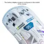 Transparent Mice 2.4GHz+BT5.0 Wireless Gaming Mouse Digital Display Multi Device Connection 5 Level DPI for Laptop/Phone/PC/ - Image 5