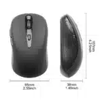 2.4G Wireless Mouse Silent Mouse Adjustable DPI Levels Portable Optical Office Mouse for Laptop Notebook PC MacBook Battery Mice - Image 6