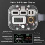 Power Bank 40000mAh 100W Laptop Portable Charger 4 Ports IP67 with LED Lights Power Station Battery Pack for iPhone Laptop - Image 5