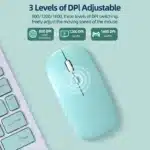 Wireless Bluetooth-compatible Mouse Portable Ergonomic Computer Mice For Laptop iPad Tablet PC Mobile Phone Office Gaming Mouse - Image 5